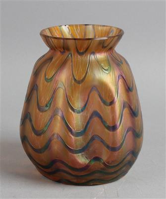 Vase, böhmische Glashütte, 1900-1910 - Jugendstil e arte applicata del XX secolo
