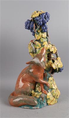 Robert Obsieger, Keramik-Tierfigur: Fuchs, Wien, vor 1911 - Jugendstil e arte applicata del XX secolo