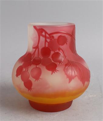 Vase "Groseilles", Emile Gallé, Nancy, um 1905-10 - Secese a umění 20. století