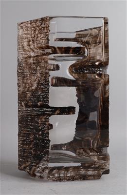 Vase mit abstrahiertem Dekor, Daum, Nancy, um 1975 - Kleinode des Jugendstils und angewandte Kunst des 20. Jahrhunderts