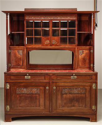 Büffetschrank, Tischlerei Michael Niedermoser, Wien, um 1905 - Kleinode des Jugendstils und angewandte Kunst des 20. Jahrhunderts