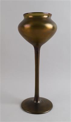 Vase, Form: Weltausstellung 1900, Paris, hütteneigener Entwurf, Johann Lötz Witwe, Klostermühle, 1900 - Kleinode des Jugendstils und angewandte Kunst des 20. Jahrhunderts