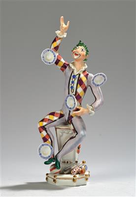 Peter Strang, "Der Jongleur", Modellnummer: 60460, Modelljahr: 1976, Ausführung: Porzellanmanufaktur Meissen, 1976 - Jugendstil and 20th Century Arts and Crafts