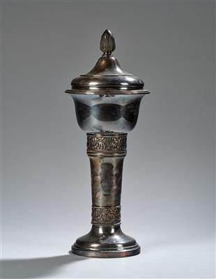 Pokal "Alois Zipfinger Gedenkpreis", Josef Emanuel Margold zugeschrieben, Wien, um 1914 - Kleinode des Jugendstils & Angewandte Kunst des 20. Jahrhunderts