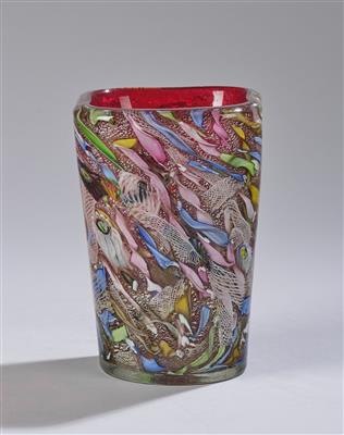 Vase, in der Art von Murano, Entwurf: um 1960 - Jugendstil e arte applicata del XX secolo