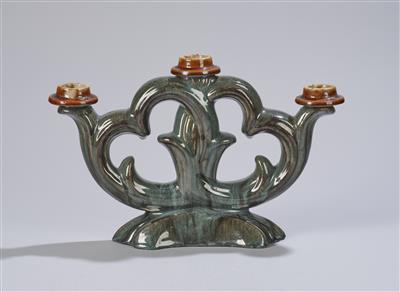 Walter Bosse, dreiflammiger Kerzenleuchter, Terra, Wien, 1947-1951 - Jugendstil and 20th Century Arts and Crafts