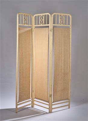 Dreiteiliger Paravent in der Art von Josef Hoffmann, um 1910 - Jugendstil e arte applicata del XX secolo