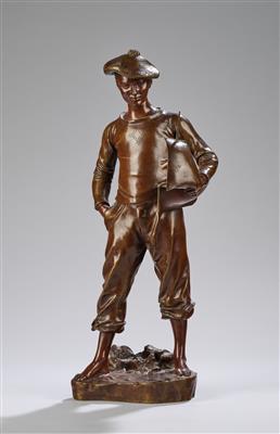 Bronzefigur nach einem Entwurf von Edouard Lormier (Frankreich, 1847-1919) - Jugendstil e arte applicata del XX secolo