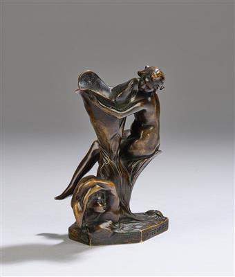 Bronzegruppe: "Contes de Fée, Joaquin Anglés Cane (?), um 1900 - Jugendstil e arte applicata del XX secolo