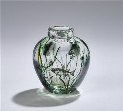 Edward Hald, Vase, Modell "Graal", Orrefors, Schweden - Jugendstil e arte applicata del XX secolo
