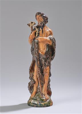 Franz Barwig, Keramikfigur: Johannes der Täufer - Kleinode des Jugendstils und angewandte Kunst des 20. Jahrhunderts