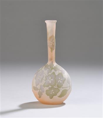 Vase mit Hortensien, Emile Gallé, Nancy, um 1915 - Jugendstil and 20th Century Arts and Crafts
