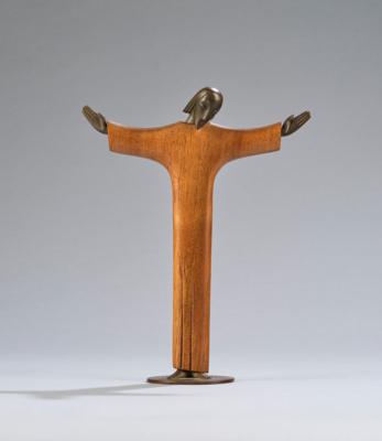 A figure of Christ made of precious wood, model number 5980, Werkstätten Hagenauer, Vienna - Jugendstil and 20th Century Arts and Crafts