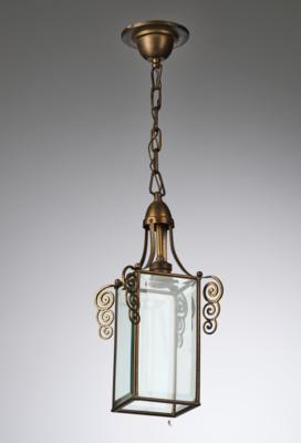 A hanging lamp wired for single light, in Secessionist style, designed in around 1900 - Jugendstil and 20th Century Arts and Crafts
