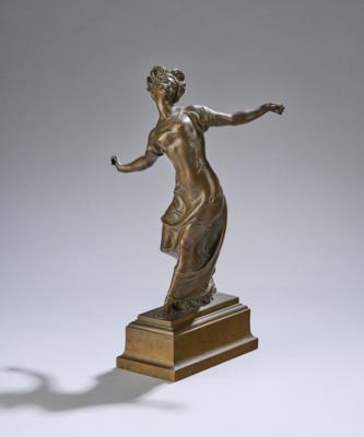 Ferdinand Liebermann (Judenbach, 1883-1941 Munich), a female dancer, designed in around 1910 on behalf of the Österreichische Gesellschaft zur Förderung der Medaillenkunst und Kleinplastik - Secese a umění 20. století