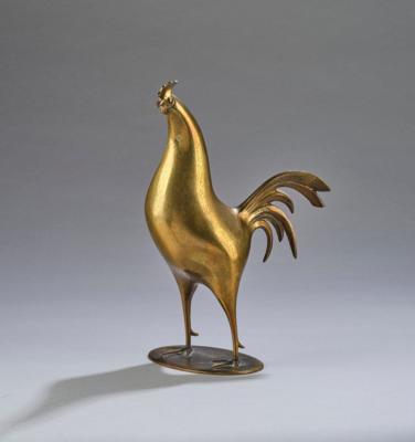 A rooster, Werkstätte Hagenauer, Vienna - Jugendstil and 20th Century Arts and Crafts
