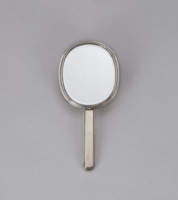 A hand mirror made of silver, Hermann Bauer, Schwäbisch Gmünd, c. 1925 - Jugendstil and 20th Century Arts and Crafts