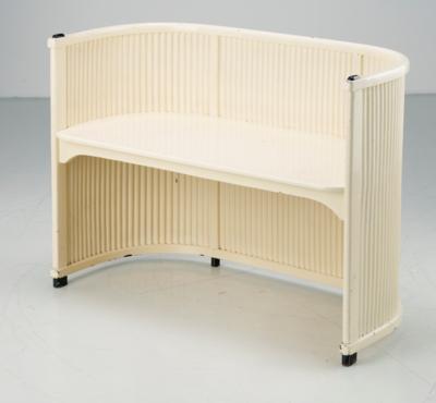 Hans Günther Reinstein, a bench, design: Hanover, c. 1911, executed by Österreichische Pressstoff-Möbelgesellschaft, Vienna - Jugendstil e arte applicata del XX secolo