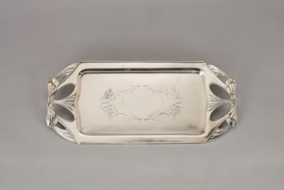 A rectangular silver tray, Gedlitzka's & Söhne, Vienna, by May 1922 - Jugendstil and 20th Century Arts and Crafts