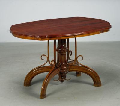 A salon table, model number 6, designed before 1884, executed by Gebrüder Thonet, Vienna - Jugendstil and 20th Century Arts and Crafts