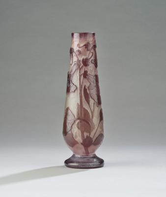 Vase mit Windenblütendekor, Muller Frères, Croismare/Lunéville, um 1900 - Kleinode des Jugendstils & Angewandte Kunst des 21. Jahrhunderts