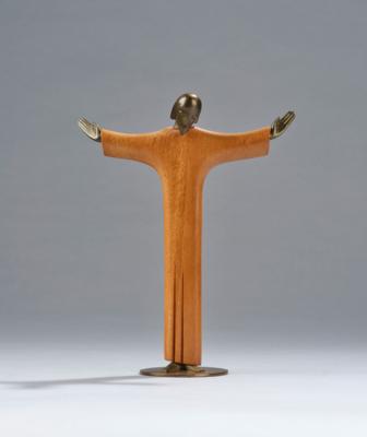 A figure of Christ made of precious wood, model number 5980, Werkstätten Hagenauer, Vienna - Jugendstil and 20th Century Arts and Crafts