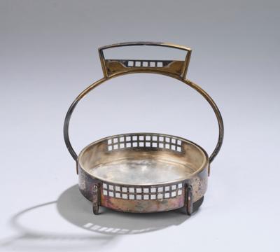 A handled basket (compotier) in the style of Hans Ofner, Argentorwerke Rust & Hetzel, Vienna c. 1908/10 - Jugendstil and 20th Century Arts and Crafts