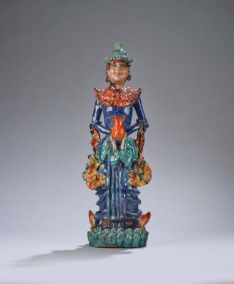 A standing female figure (as goddess) with a vessel, c. 1930 - Jugendstil and 20th Century Arts and Crafts