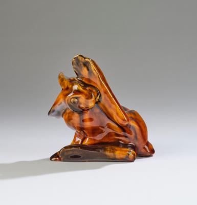 A hare, Michael Mörtl (?) Austria, c. 1910/15 - Secese a umění 20. století