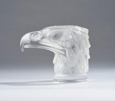 Kühlerfigur "Tete d'aigle", René Lalique, Wingen-sur-Moder, Entwurf: 14.3.1928 - Kleinode des Jugendstils & Angewandte Kunst des 20. Jahrhunderts