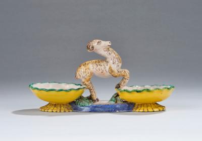 An object for spices with a deer in the middle, in the style of Dagobert Peche, Schleiss, Gmunden - Jugendstil and 20th Century Arts and Crafts