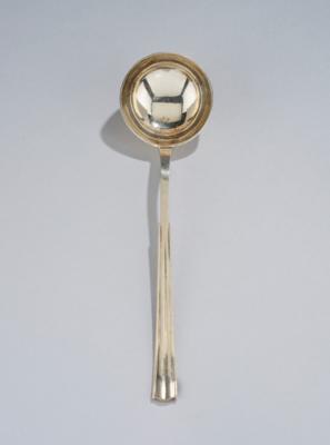 Otto Prutscher, Anton Schuwerk and August Röben, a large silver ladle, executed by Vincenz Carl Dub, Vienna, as of May 1922 - Jugendstil and 20th Century Arts and Crafts