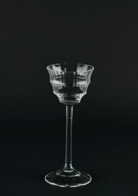 Otto Prutscher (Vienna, 1880-1949), a stem glass (“Stengelglas” or “Stängelglas”), Meyr’s Neffe, Adolf, commissioned by the Wiener Werkstätte, 1909 - Secese a umění 20. století