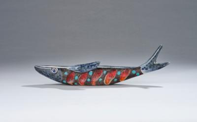 A fish-shaped bowl, Schleiss, after 1928 - Jugendstil e arte applicata del XX secolo