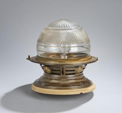 A brass ceiling lamp, c. 1900/1920 - Secese a umění 20. století