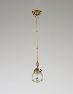 A ceiling lamp, in the style of Viennese modernism, designed in around 1900 - Jugendstil and 20th Century Arts and Crafts