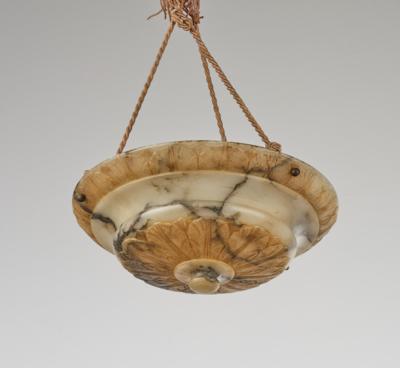 A ceiling lamp in the form of a bowl with foliate motifs, c. 1920/30 - Secese a umění 20. století
