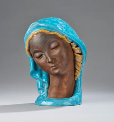 A female head (also to be used as a wall mask), Schleiss, Gmunden - Secese a umění 20. století