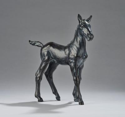 Fritz Heidenreich and Hans Joachim Ihle, a bronze foal, Germany, second half of the 20th century - Jugendstil and 20th Century Arts and Crafts