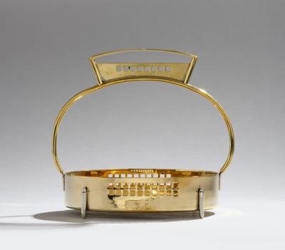 A handled basket, in the style of Hans Ofner, Argentorwerke Rust & Hetzel, Vienna - Jugendstil and 20th Century Arts and Crafts