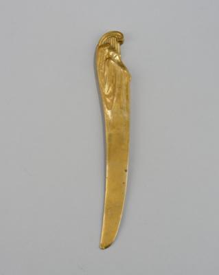 Max Blondat (France, 1872-1925), a letter opener with a female figure and a lyre, France, c. 1900/20 - Secese a umění 20. století