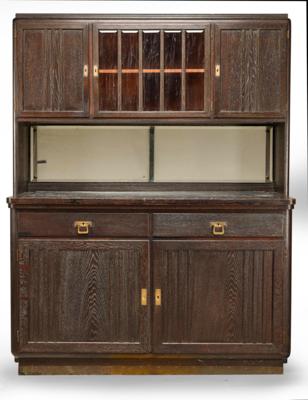 Otto Wytrlik, a buffet cabinet, designed in 1901; this sideboard won an award together with other objects from an apartment furnishing - Jugendstil e arte applicata del XX secolo