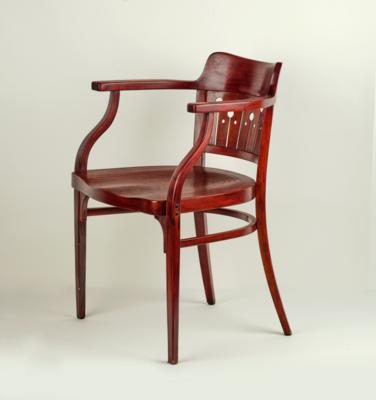 A desk chair, model number 142 and 6142, designed before 1904, executed by Gebrüder Thonet, Vienna - Jugendstil e arte applicata del XX secolo