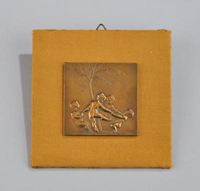 Stefan Schwartz (Neutra 1851-1924 Raab/Thaya), Bronzerelief eines tanzenden Kinderreigens, um 1900/15 - Kleinode des Jugendstils & Angewandte Kunst des 20. Jahrhunderts