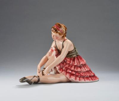 Stephan Dakon, Ballerina, Modellnummer: 2105, Firma Keramos, Wien, ab ca. 1950 - Kleinode des Jugendstils & Angewandte Kunst des 20. Jahrhunderts
