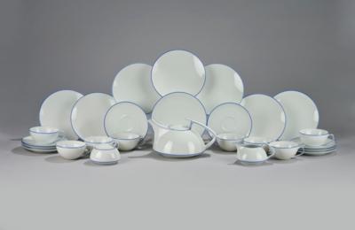 A tea service 'TAC I' for eight persons, designed by TAC/ Walter Gropius, Louis McMillen, 1969, executed by Rosenthal, by c. 1999 - Jugendstil e arte applicata del XX secolo