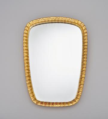A gilt wall mirror, in the manner of Josef Hoffmann, designed in around 1930 - Jugendstil and 20th Century Arts and Crafts