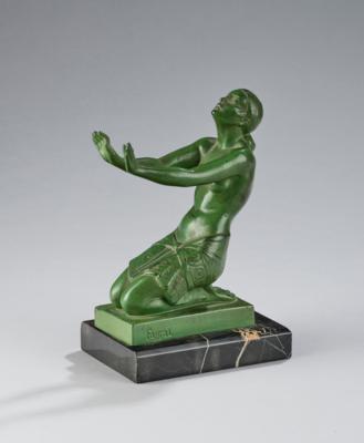 Fayral (bzw. Pierre le Faguays, 1892-1962), kniende Odaliske, Paris, um 1930 - Kleinode des Jugendstils und angewandte Kunst des 20. Jahrhunderts