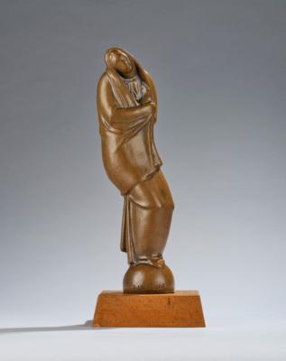 Franz Metzner (Deutschland, 1870-1919), Frauenfigur mit einem Tuch, um 1905/13 - Kleinode des Jugendstils und angewandte Kunst des 20. Jahrhunderts