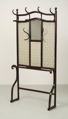 A coat-stand (“Wandkleiderstock”), cf. model number 5, designed before 1904, executed by Gebrüder Thonet, Vienna - Jugendstil and 20th Century Arts and Crafts